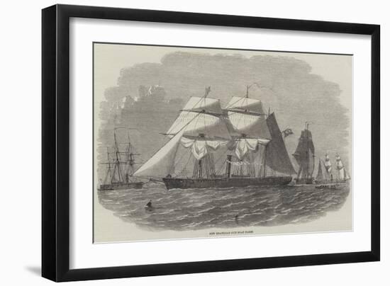 New Brazilian Gun-Boat Fleet-Edwin Weedon-Framed Giclee Print