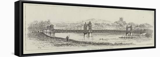 New Bridge at Burton-On-Trent-Frank Watkins-Framed Stretched Canvas