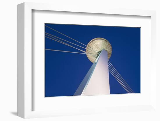 New Bridge at Dusk, Bratislava, Slovakia-Ian Trower-Framed Photographic Print