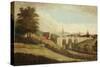 New Bridge over Pandon Dene, Newcastle Upon Tyne, C.1812-English School-Stretched Canvas