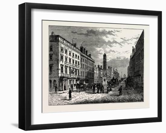 New Bridge Street and the Obelisk in 1795, London-null-Framed Giclee Print