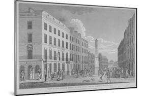 New Bridge Street, City of London, 1810-Isaac Cruikshank-Mounted Giclee Print