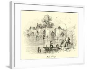 New Bridge-null-Framed Giclee Print