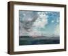 New Brighton from the Mersey, 1907 (Oil on Panel)-James Hamilton Hay-Framed Premium Giclee Print