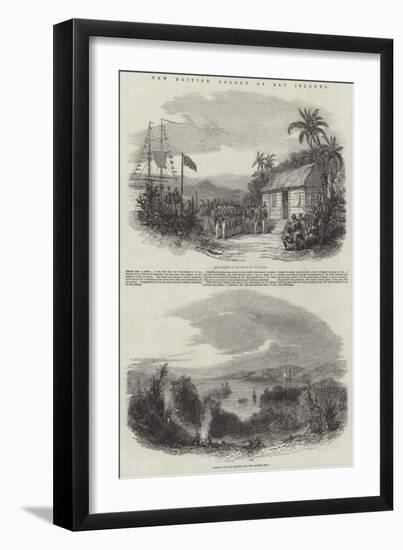 New British Colony of Bay Islands-null-Framed Giclee Print