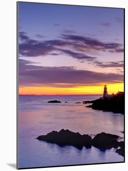 New Brunswick, Campobello Island, East Quoddy Lighthouse, Canada-Alan Copson-Mounted Photographic Print