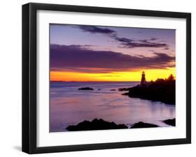 New Brunswick, Campobello Island, East Quoddy Lighthouse, Canada-Alan Copson-Framed Photographic Print