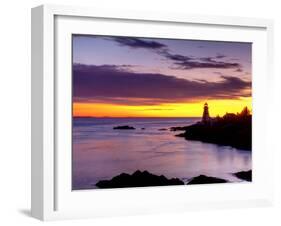 New Brunswick, Campobello Island, East Quoddy Lighthouse, Canada-Alan Copson-Framed Photographic Print