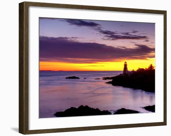 New Brunswick, Campobello Island, East Quoddy Lighthouse, Canada-Alan Copson-Framed Photographic Print