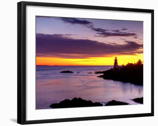 New Brunswick, Campobello Island, East Quoddy Lighthouse, Canada-Alan Copson-Framed Photographic Print