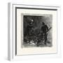 New Brunswick, Emptying Salmon Nets by Torchlight, Canada, Nineteenth Century-null-Framed Giclee Print