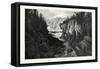 New Brunswick, Gorge Below Grand Falls, St. John River, Canada, Nineteenth Century-null-Framed Stretched Canvas