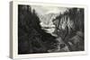 New Brunswick, Gorge Below Grand Falls, St. John River, Canada, Nineteenth Century-null-Stretched Canvas