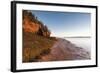 New Brunswick, Hopewell Rocks. Flowerpot Rocks formed by the great tides of the Bay of Fundy.-Walter Bibikow-Framed Photographic Print