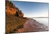 New Brunswick, Hopewell Rocks. Flowerpot Rocks formed by the great tides of the Bay of Fundy.-Walter Bibikow-Mounted Photographic Print