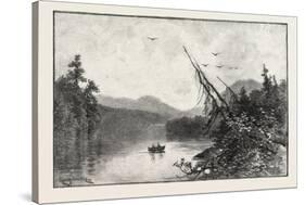 New Brunswick, Little Tobique Lake, Canada, Nineteenth Century-null-Stretched Canvas