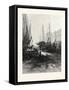 New Brunswick, Market Slip, St. John, at Low Tide, Canada, Nineteenth Century-null-Framed Stretched Canvas