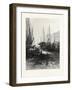 New Brunswick, Market Slip, St. John, at Low Tide, Canada, Nineteenth Century-null-Framed Giclee Print