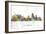 New Brunswick New Jersey Skyline MCLR 1-Marlene Watson-Framed Giclee Print