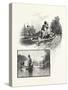 New Brunswick, Poling Up and Paddling Down, Canada, Nineteenth Century-null-Stretched Canvas