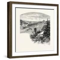 New Brunswick, Restigouche River, from Prospect Hill, Canada, Nineteenth Century-null-Framed Giclee Print