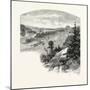 New Brunswick, Restigouche River, from Prospect Hill, Canada, Nineteenth Century-null-Mounted Giclee Print