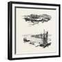 New Brunswick, Salmon Weirs, St. John Harbour, Canada, Nineteenth Century-null-Framed Giclee Print