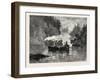 New Brunswick, Spearing Salmon by Night on the Restigouche, Canada, Nineteenth Century-null-Framed Giclee Print