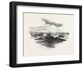 New Brunswick, St. John, from Portland, Canada, Nineteenth Century-null-Framed Premium Giclee Print