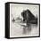 New Brunswick, Wharf at St. Andrews, Canada, Nineteenth Century-null-Framed Stretched Canvas