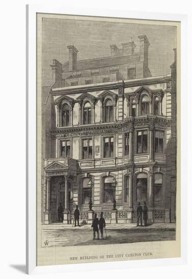 New Building of the City Carlton Club-Frank Watkins-Framed Giclee Print