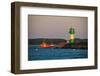 New Building of the Navigational Light of Breakwater in LŸbeck-TravemŸnde-Thomas Ebelt-Framed Photographic Print