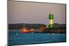 New Building of the Navigational Light of Breakwater in LŸbeck-TravemŸnde-Thomas Ebelt-Mounted Photographic Print