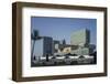 New Business Center on Al-Maryah Island, Abu Dhabi, United Arab Emirates, Middle East-Angelo Cavalli-Framed Photographic Print