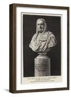 New Bust of the Late Sir George Jessel, Master of the Rolls-null-Framed Giclee Print