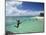 New Caledonia, Amedee Islet, Polynesian Kids Playing on Amedee Islet Beach-Walter Bibikow-Mounted Photographic Print
