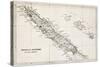 New Caledonia And Loyalty Island Old Map-marzolino-Stretched Canvas