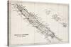 New Caledonia And Loyalty Island Old Map-marzolino-Stretched Canvas