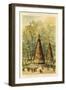 New Caledonia (Kanak Huts), Exposition Universelle 1889, Paris-null-Framed Giclee Print