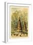 New Caledonia (Kanak Huts), Exposition Universelle 1889, Paris-null-Framed Giclee Print