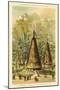New Caledonia (Kanak Huts), Exposition Universelle 1889, Paris-null-Mounted Giclee Print