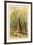 New Caledonia (Kanak Huts), Exposition Universelle 1889, Paris-null-Framed Giclee Print