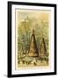 New Caledonia (Kanak Huts), Exposition Universelle 1889, Paris-null-Framed Giclee Print