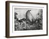 New Caledonian Native Hut, Southwest Pacific, 1877-null-Framed Giclee Print