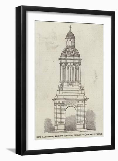 New Campanile, Trinity College, Dublin-null-Framed Giclee Print