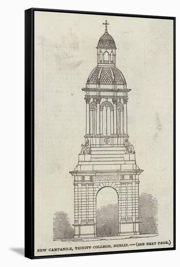 New Campanile, Trinity College, Dublin-null-Framed Stretched Canvas