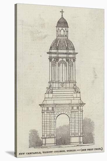 New Campanile, Trinity College, Dublin-null-Stretched Canvas