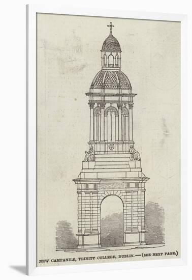 New Campanile, Trinity College, Dublin-null-Framed Giclee Print