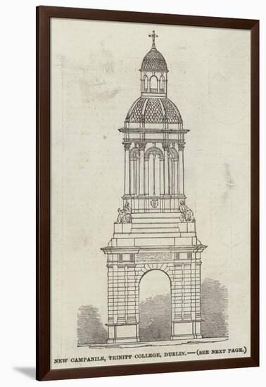 New Campanile, Trinity College, Dublin-null-Framed Giclee Print