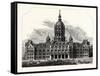 New Capitol at Hartford, Connecticut, USA-null-Framed Stretched Canvas